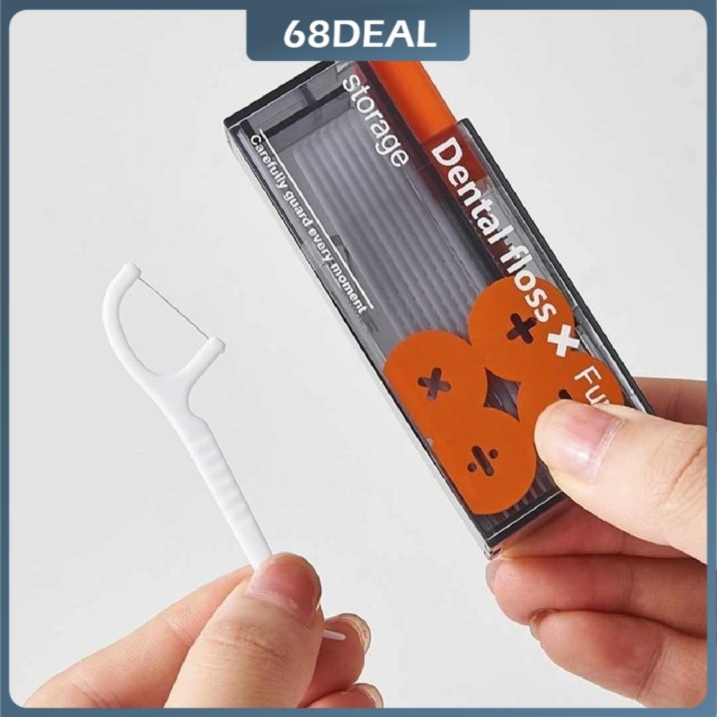 [Johor Stock] Dental Floss Dispenser Containing 10pcs Floss Dental ...