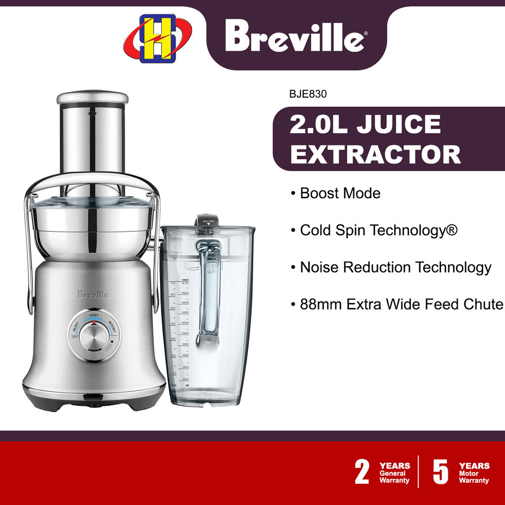 Breville Juice Extractor (2.0L/1500W) Cold Spin THE JUICE FOUNTAIN