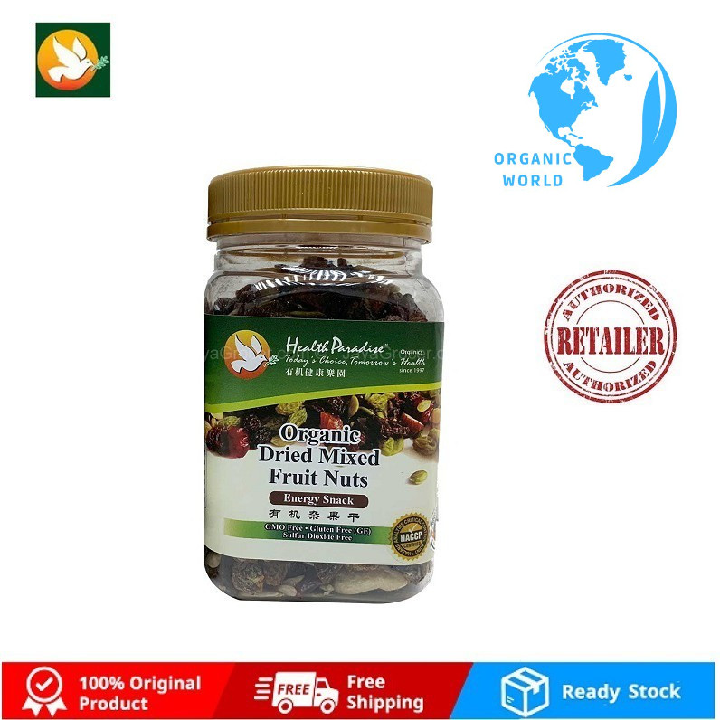 Health Paradise Organic Dried Mixed Fruit Nuts 200G Shopee Malaysia