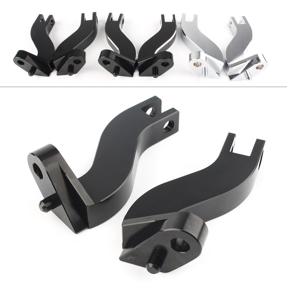 10mm Passenger Rear Foot Peg Mount Kits For Harley Touring 19932016 FLHT FLHR FLTR FLHX CVO