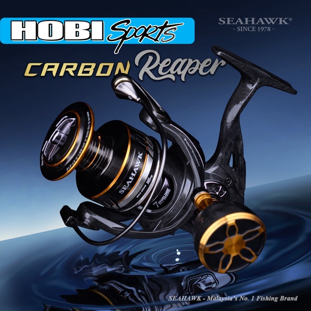 Seahawk CARBON REAPER【16𝓚𝓖 DRAG ﻿】 𝓕𝓾𝓵𝓵 𝓒𝓪𝓻𝓫𝓸𝓷 Body Rotor 𝓚𝓝𝓞𝓑 Spinning ...