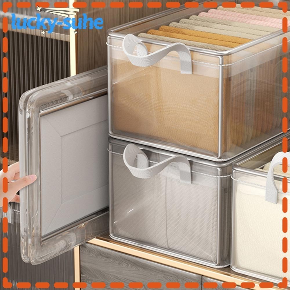 LUCKY-SUHE Clothing Storage Box, The Visual Separation Underwear ...