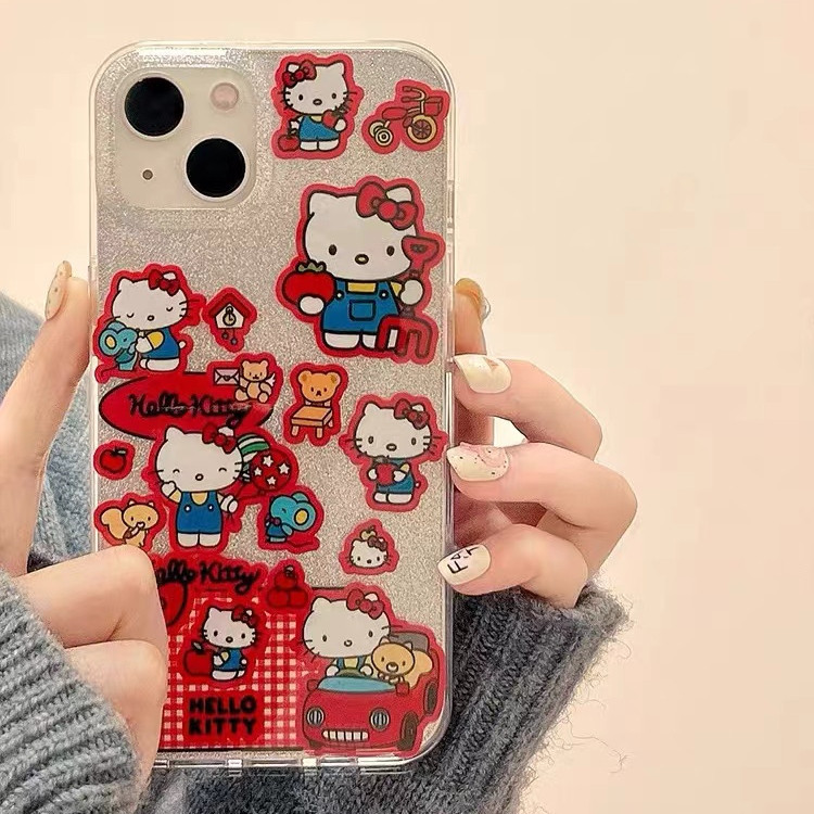 Luck Kitty Red Lovely 11 12 12pro 12promax Casing Suitable For Iphone ...