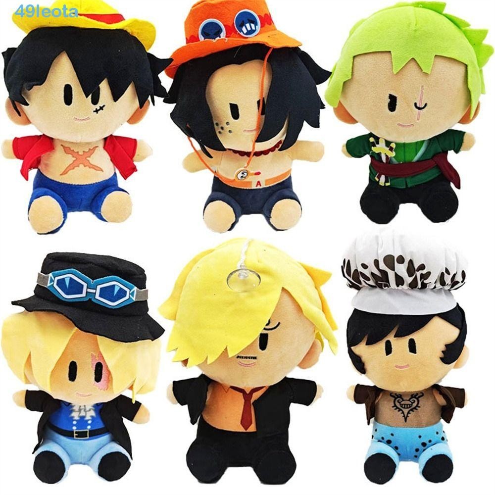 LEOTA Anime Luffy Plush Doll Cartoon Cute Roronoa Zoro Cartoon Chopper