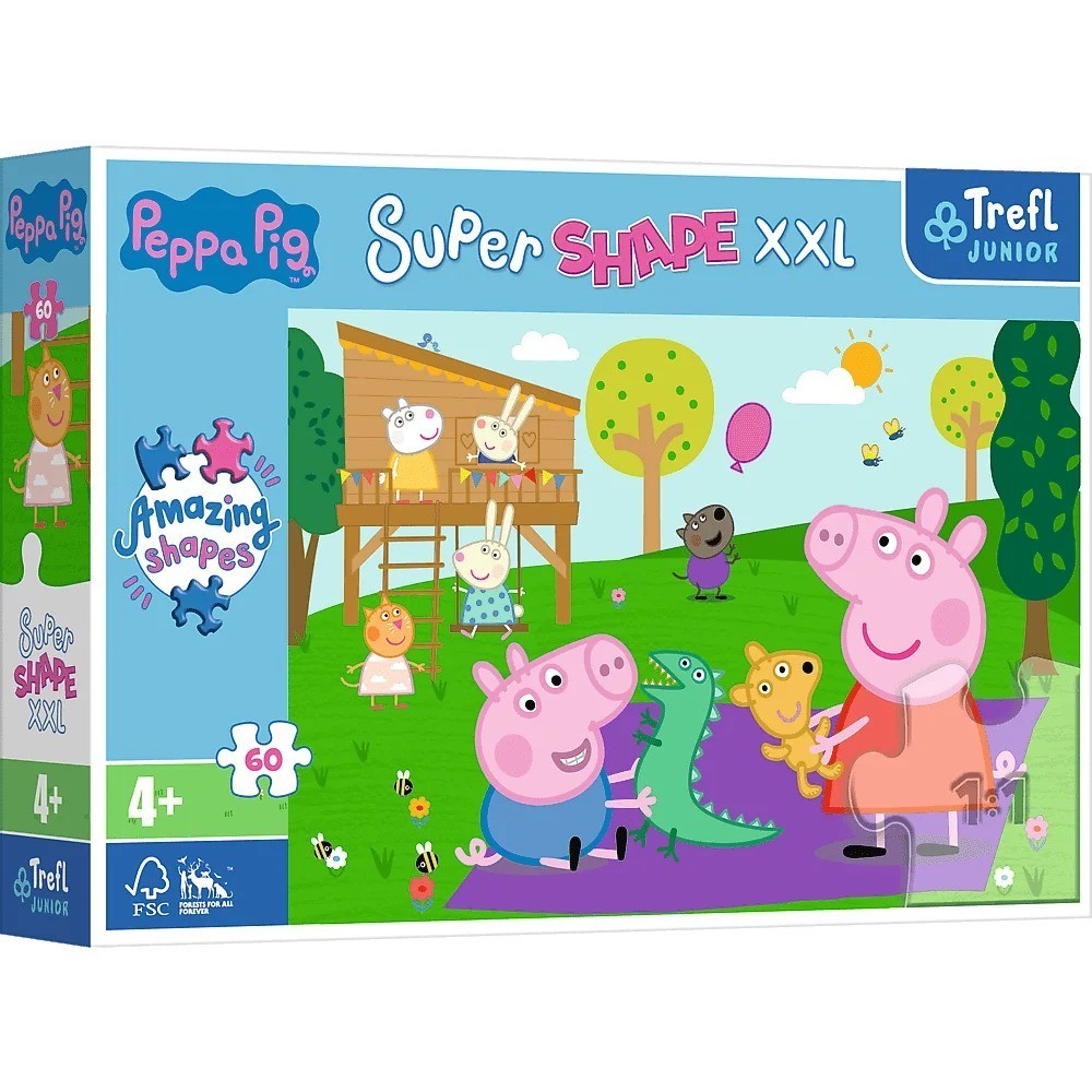 Trefl Peppa Pig Super Shape XXL Puzzle 60 pcs | Shopee Malaysia