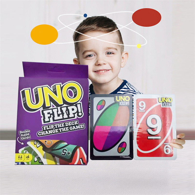 Mattel Board Game UNO Junior Series of Uno Card Game Barbie cartoon