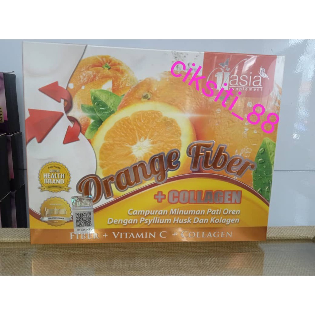 Orange Fiber + Collagen Vasia NEW LOOK Shopee Malaysia