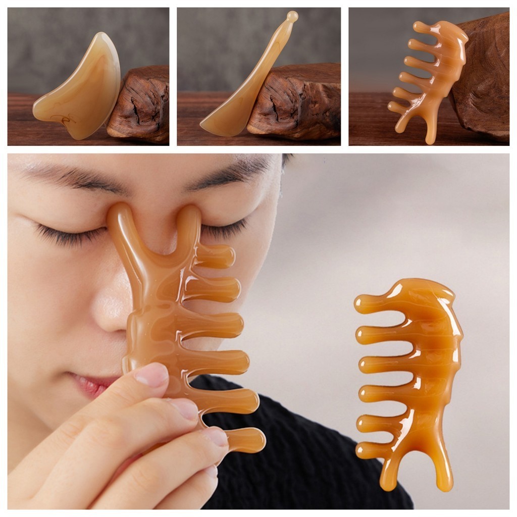 Massage Nasal Scraper Beautiful Nose Facial Massage Nose Bridge High ...