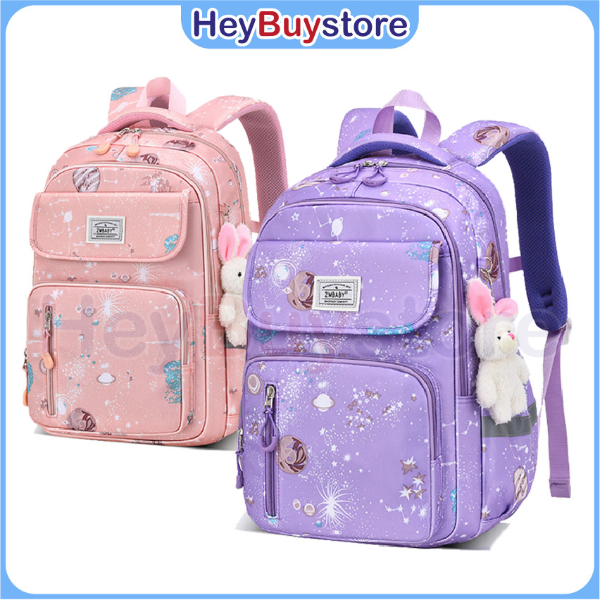 Zmbaby Good Quality 42cm 46cm Primary School Bag Girls Beg Sekolah 