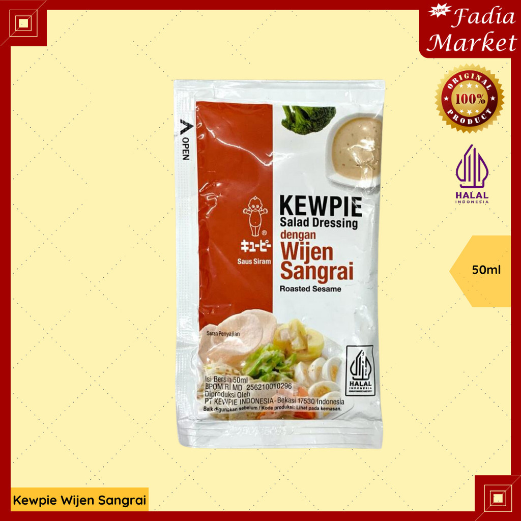 Kewpie Salad Dressing Roasted Sesame 50ml Sachet Shopee Malaysia