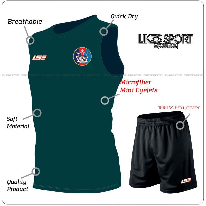 Myra Sport ATM Fc Sleeveless DX1 (SL 1 Set With Short) Football Singlet