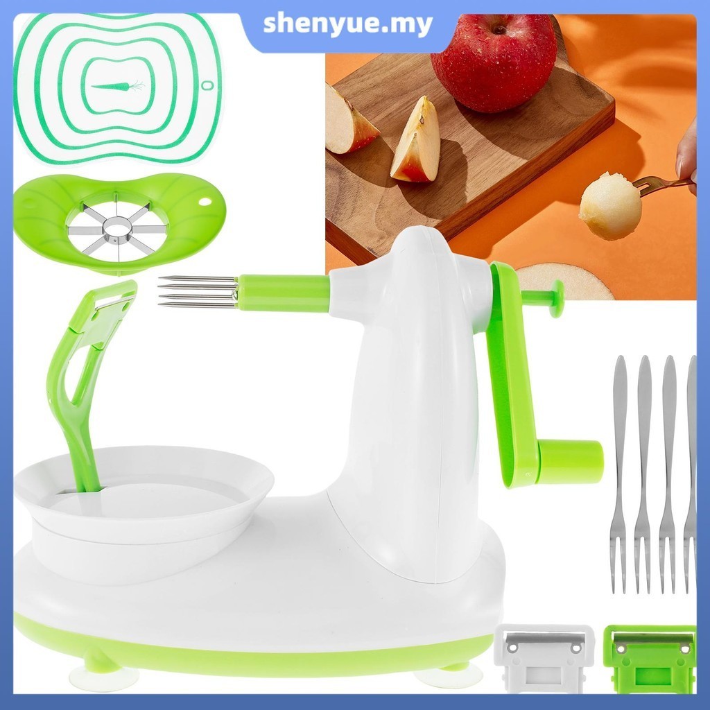 Apple Peeler and Corer Efficient Pear Peeler Corer Manual Rotating Apple Peeler NonSlip Suction