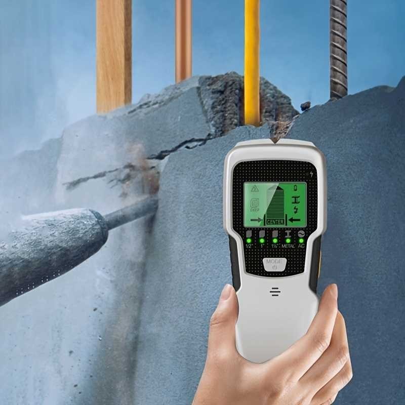 5 in 1 Wood Metal Detector Wall Scanner Alarm LCD Backlit - SH501 ...