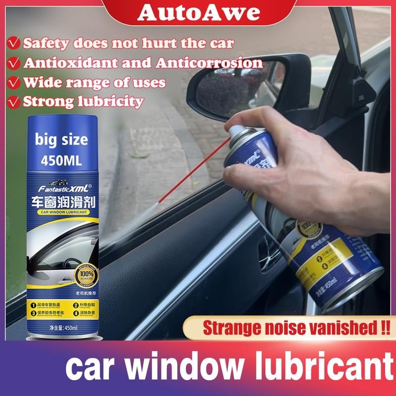 450ML Power Window Lubricant/Pelincir Cermin Tingkap Kereta/Silicone