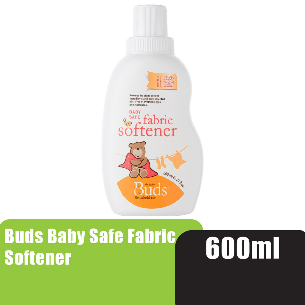 Buds Baby Safe Plant-derived Fabric Softener 600ml with essential oil ...