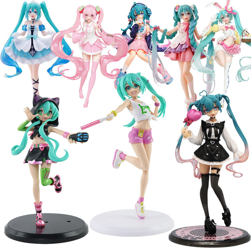 Figurine D'Action Hatsune Miku 20cm - PVC Anime Figure Collection Jouet Cadeau