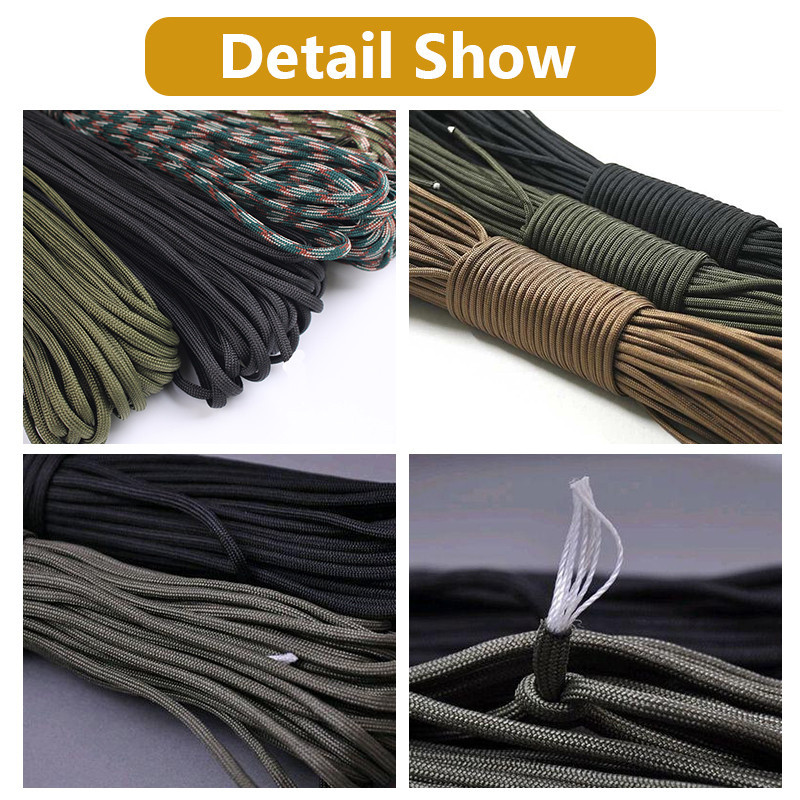 【Clearance】Paracord Rope 7 Core 30M Camping Rope Anti-slip Tent Rope ...