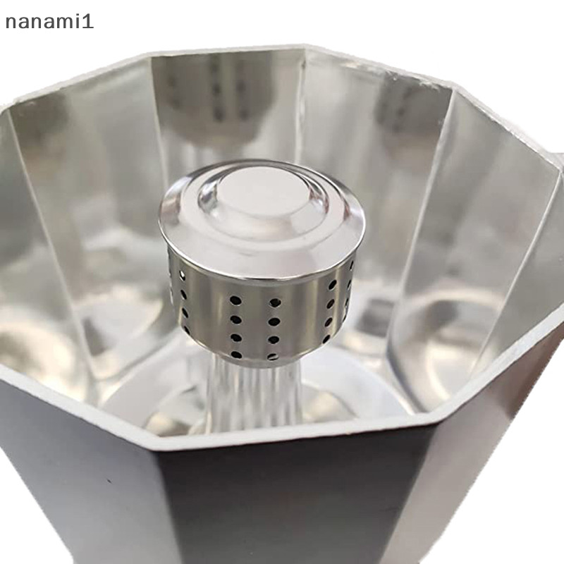 nanami1 Stainless Steel Universal Moka Pot Stovetop Espresso Coffee