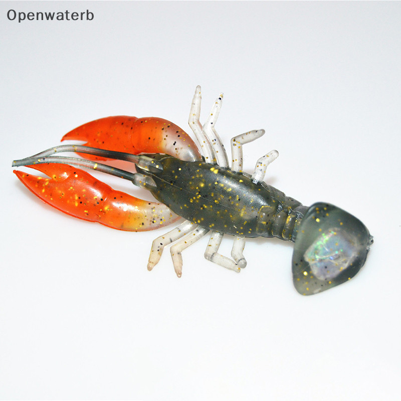 openwaterb Crayfish Fishing Lures 8cm 14g Soft Bait Soft Lobster Shrimp ...