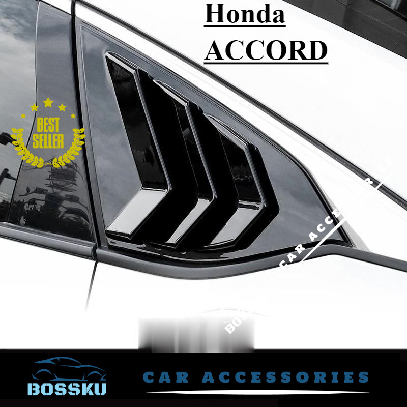Honda Accord G10 2020-2025 Accord 2024 Carbon Fiber Rear Window Louvers ...