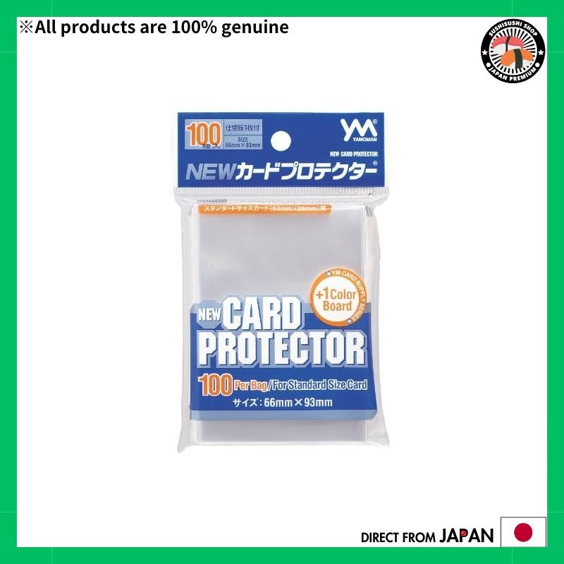 Yanoman NEW Card Protector Polypropylene (PP) (Card Size: 66mm×93mm ...