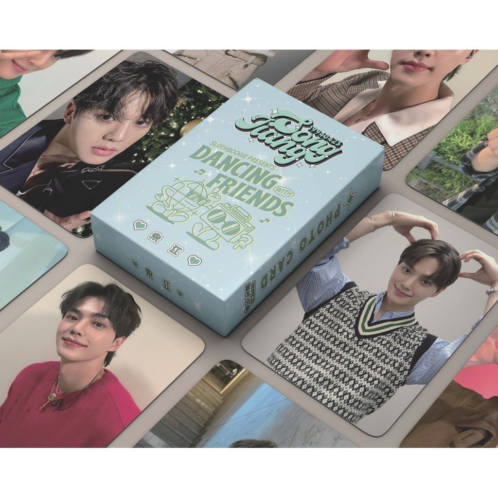 50pcs/box Song Kang Laser Hologram Photocards Korean Actors Oppa Lomo ...