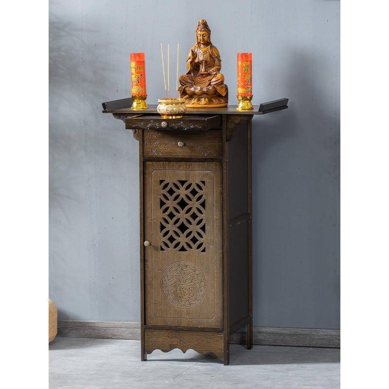 New Chinese Style Vertical Cabinet for Buddha Niches, God of Wealth ...