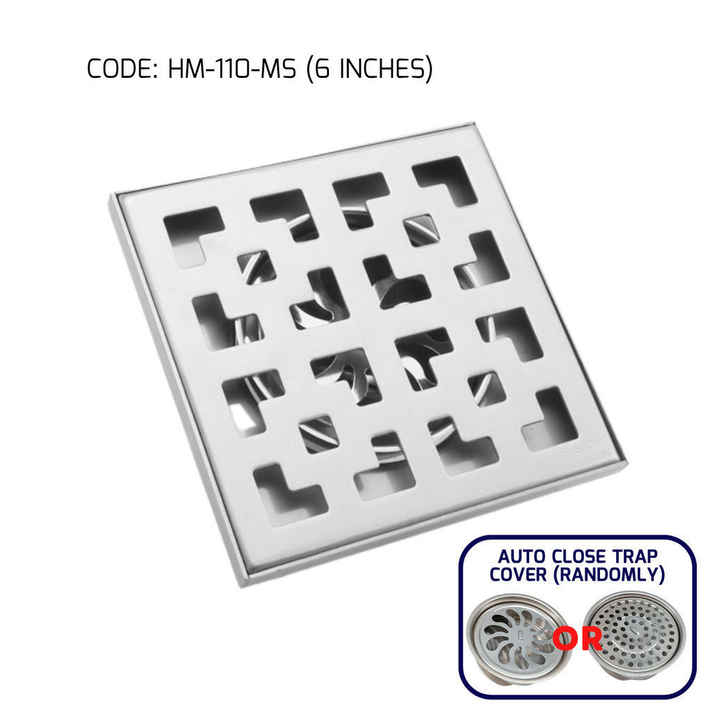 HEMOS FITTING SUS 304 4 INCH HM-116,118,121 6 INCH INDOOR OUTDOOR FLOOR ...