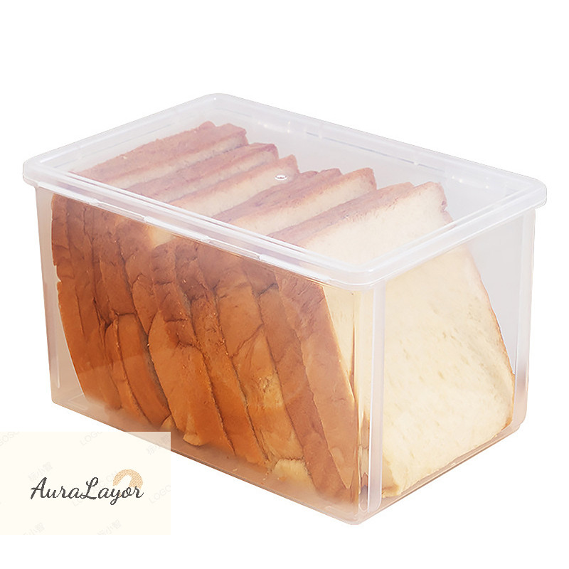 [AuraLayor] Bread Container Storage Box Kitchen Dispenser Bread Boxes ...