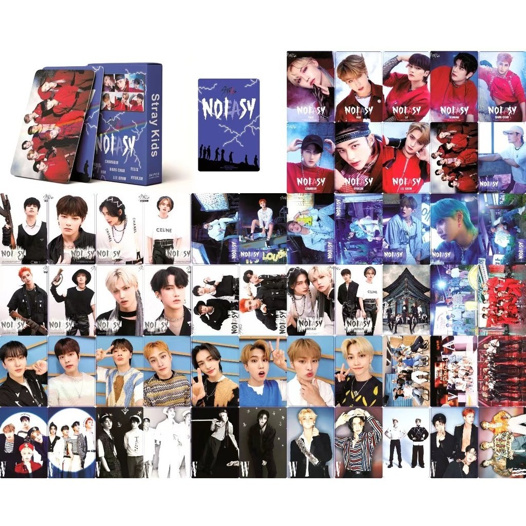 50-119pcs STRAY KIDS Holographic Laser Lomo cards SKZ Magic School ...