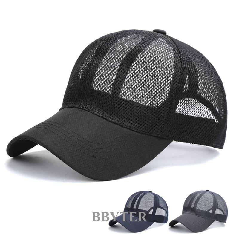 BBYTER Men Women Summer Full Mesh Baseball Cap Quick Dry Cooling Sun