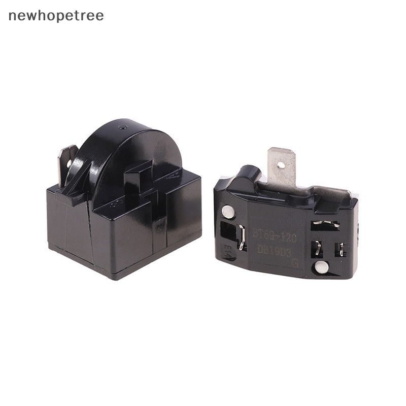 Ntmy 2PCS QP24.7 PTC Starter Relay Refrigerator Starter Relay And