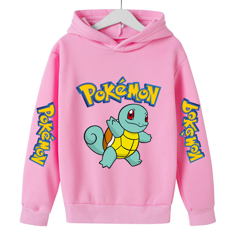 Funny Cute Pikachu Hoodie Cartoon Manga Japanese Anime Children ...