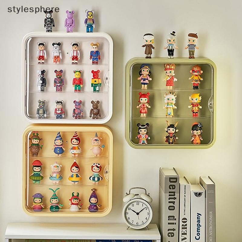 [Stylesphere] Simple Wall Mounted Doll Blind Box Storage Display Rack ...