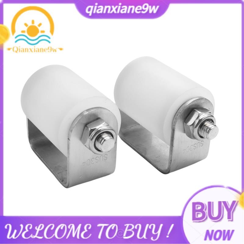 2Pcs Slide Gate Guide Roller 3 Inches Hard Nylon Sliding Rolling Gates ...