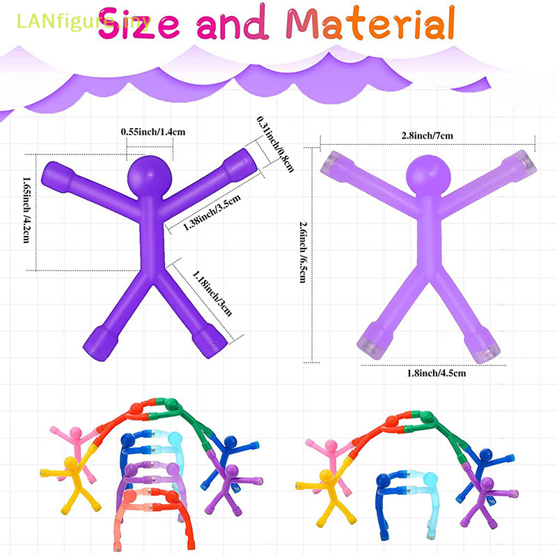 LANfigure Twisty Stickman And EverChanging Deion Toy Cute