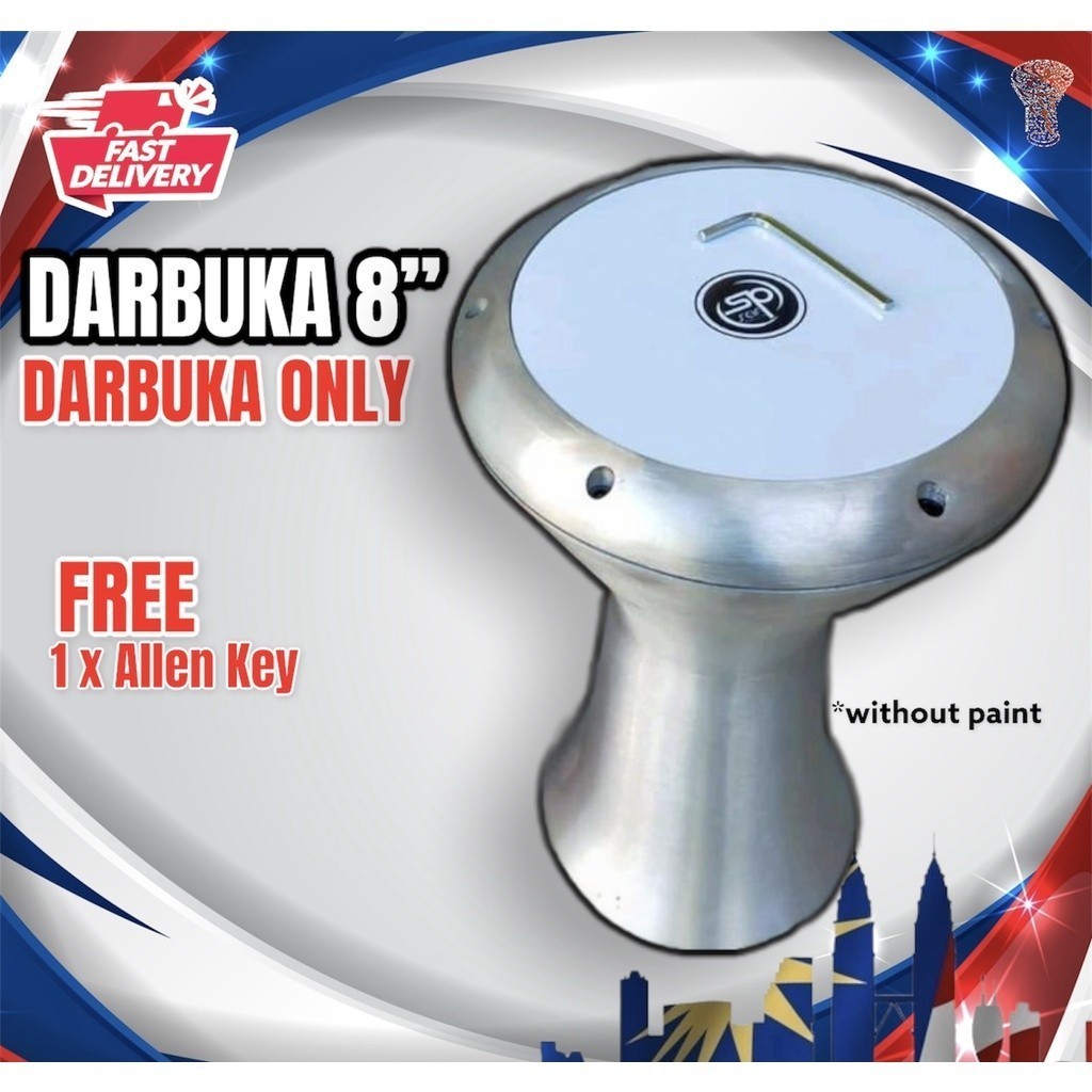 DARBUKA POWER BEAT MATE BLACK 8"8.75" Shopee Malaysia