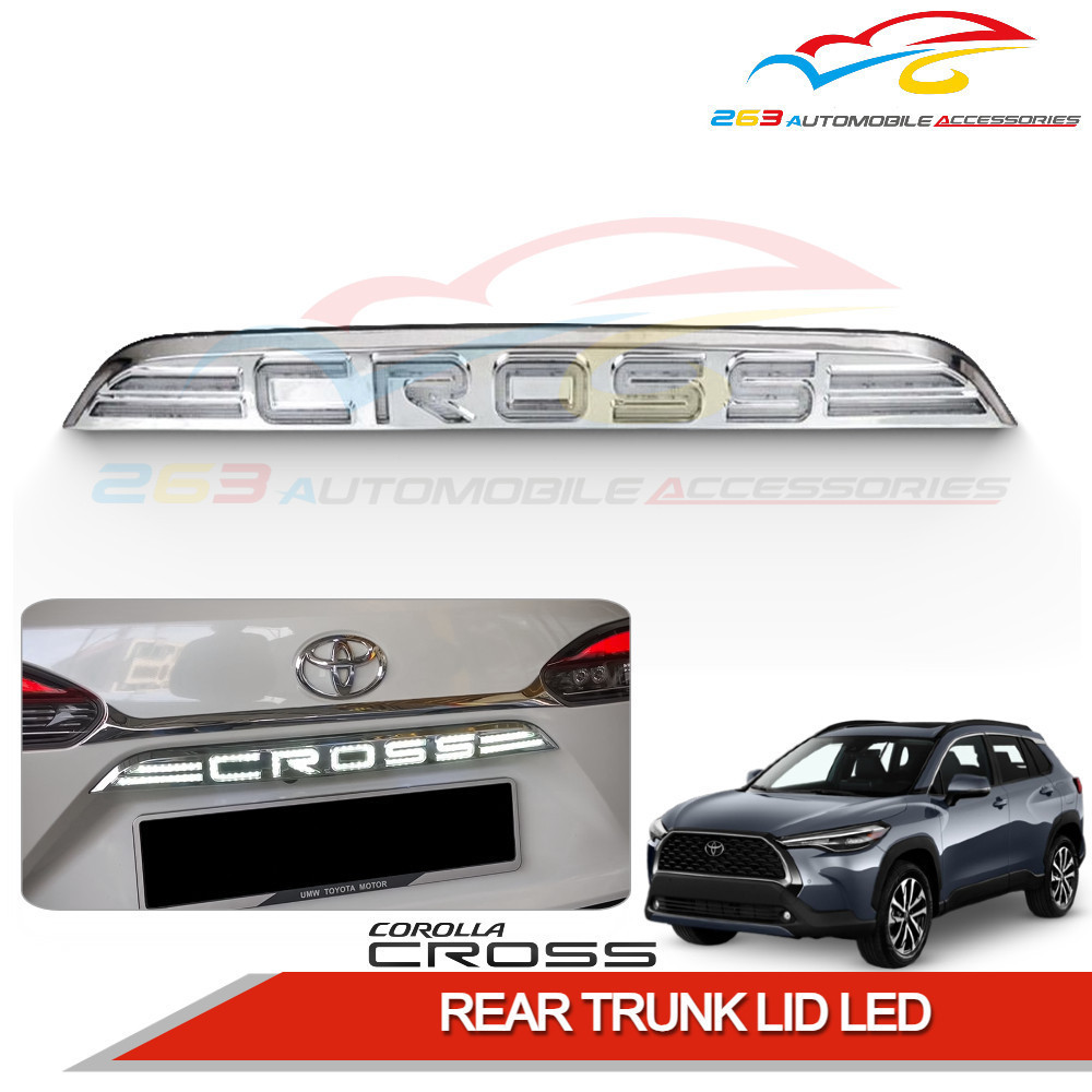 TOYOTA COLLORA CROSS 2022 REAR TRUNK LID GARNISH LED WITH WELCOME LIGHT ...