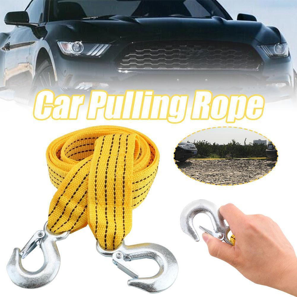 3 Ton Nylon Car Truck Towing Rope Cable for Heavy Duty Car Emergency ...