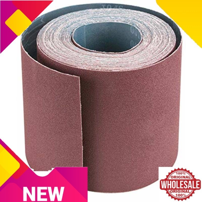 Abrasive Mall All Grit Sanding Roll Sand Paper Roll 12'' 300mm X 50mtr 