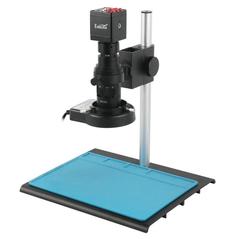 SONY CMOS HDMI VGA Industrial Lab Digital Video Microscope Camera 130X ...