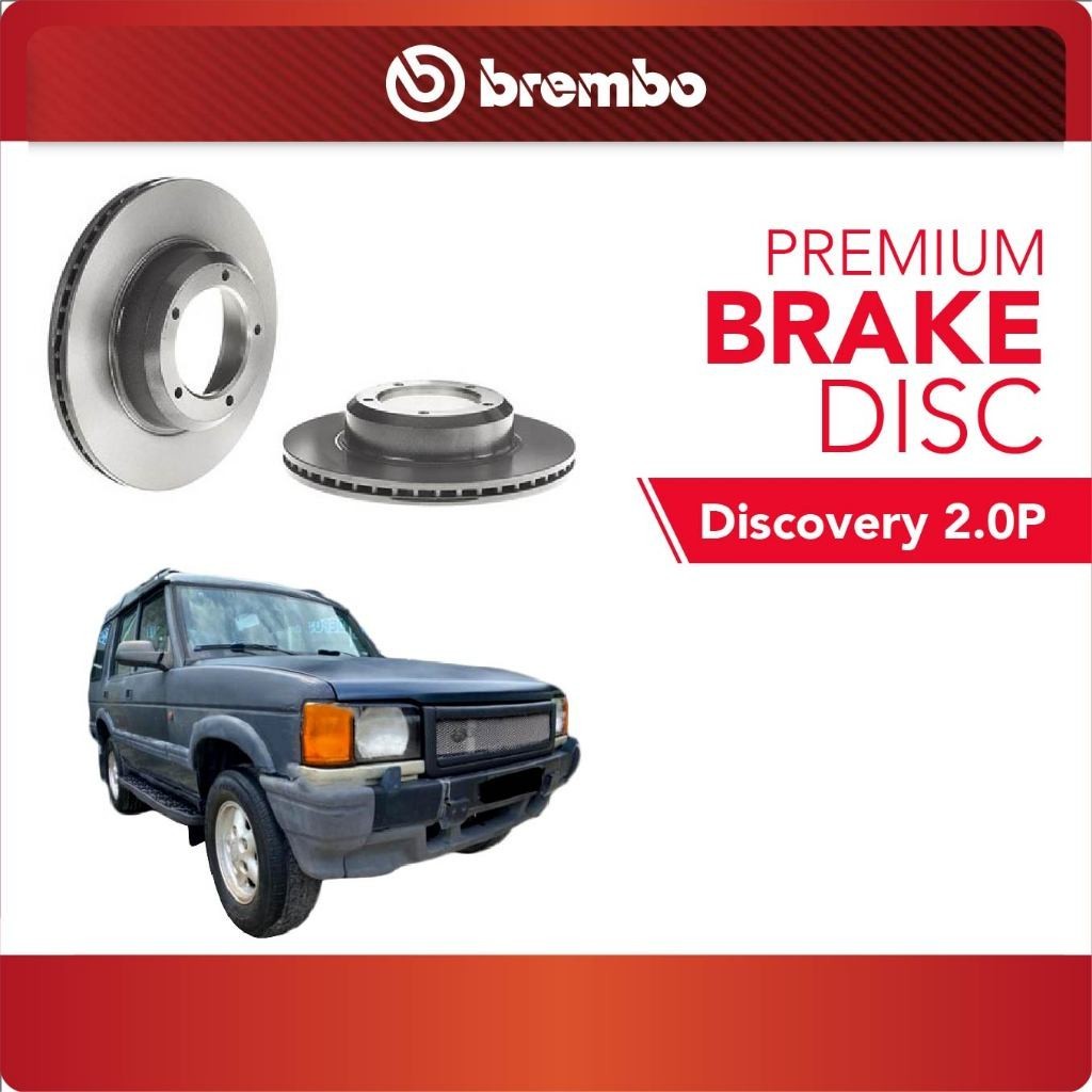 BREMBO Front Brake Disc (2pcs) For Land Rover Brake Discovery 2.0P'94 ...
