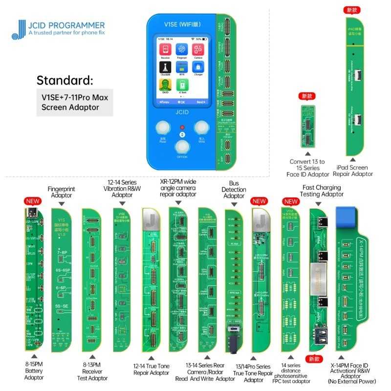JCID JC V1SE Programmer for Phone 11 12 13Pro 14 15 Pro Max ...