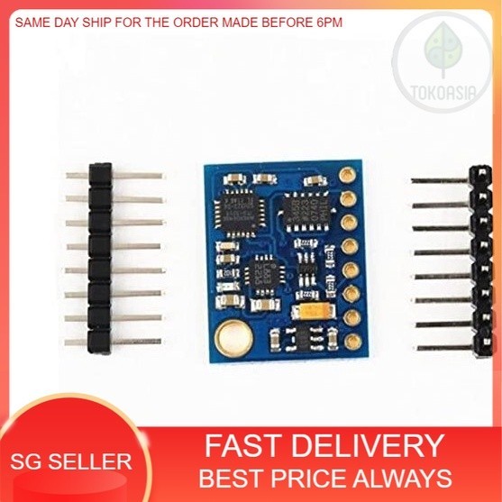 (Ready Stock) GY-85 9DOF 9axis IMU sensor module ITG3200/ITG3205 ...