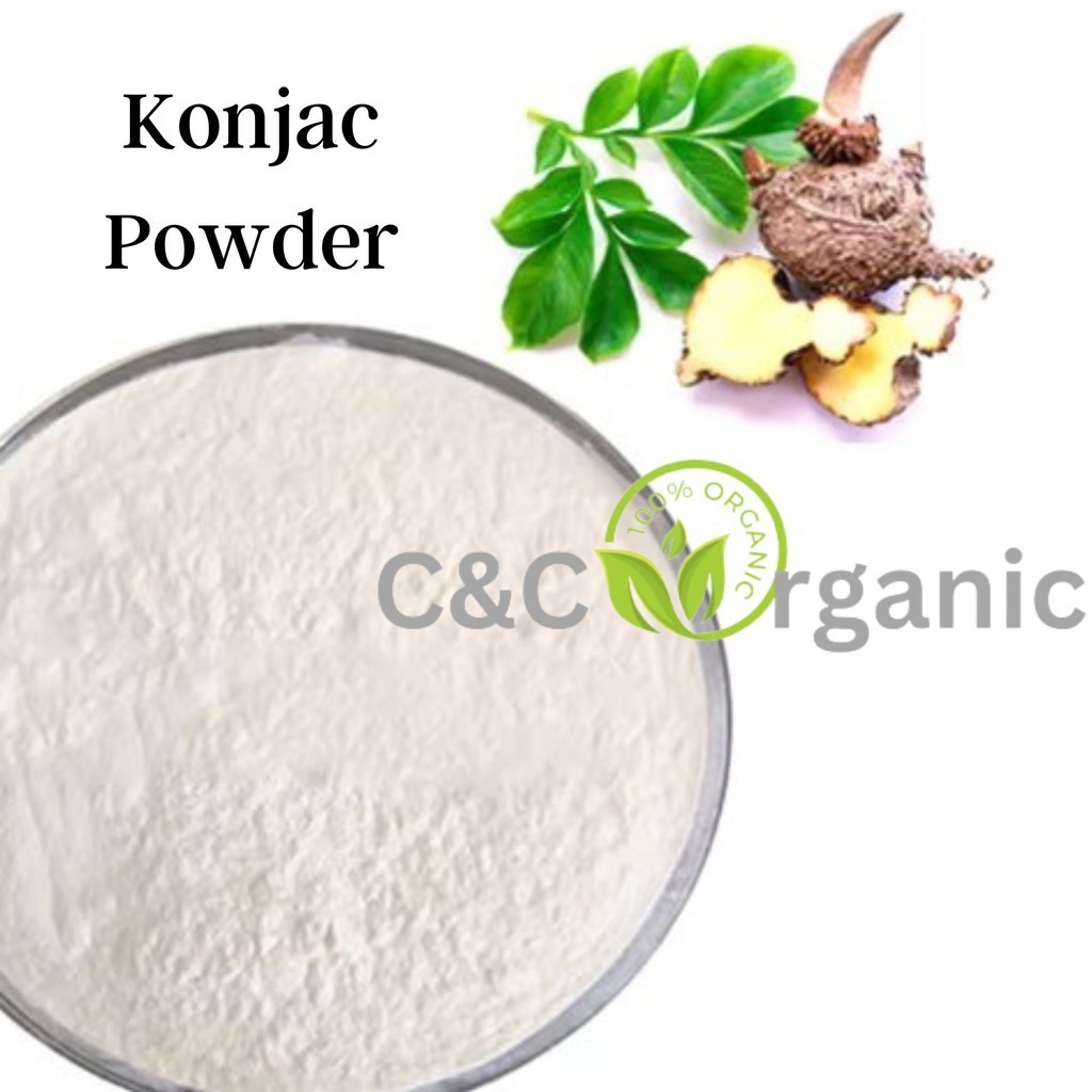 Pure Konjac Powder 魔芋粉 25g 250g 生粉 Baking Konnyaku Food Grade Keto Gum Powder