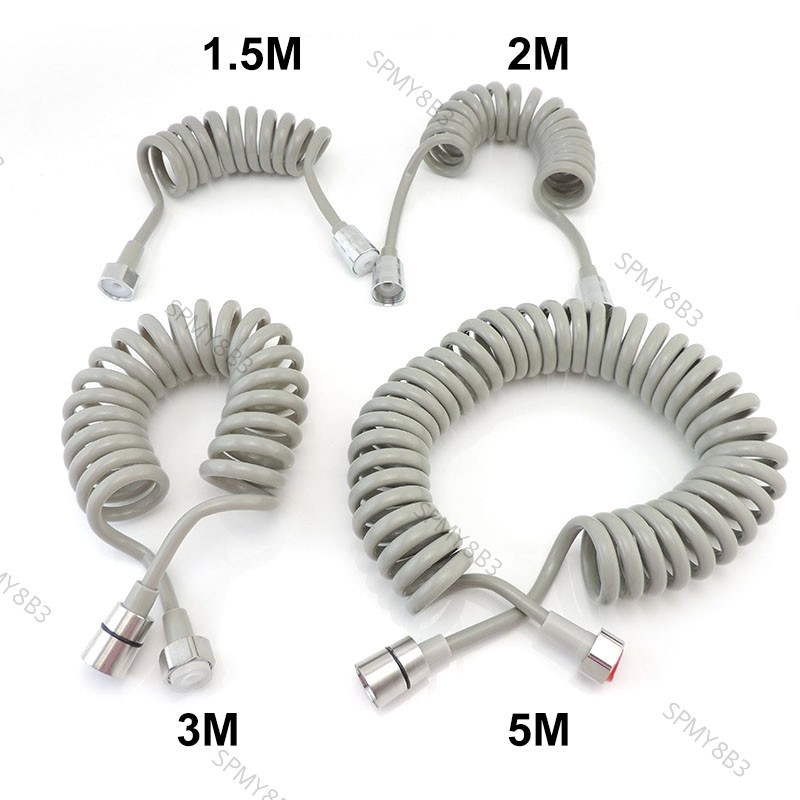 Water Hose Plastic Connect Pipe 2/3/4 Meters For Toilet Bidet Shattaff Sprayer E