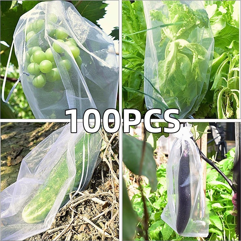 Non-woven Anti Pest Garden Fruit Protect Net Bag Plants Vegetable Fruit ...