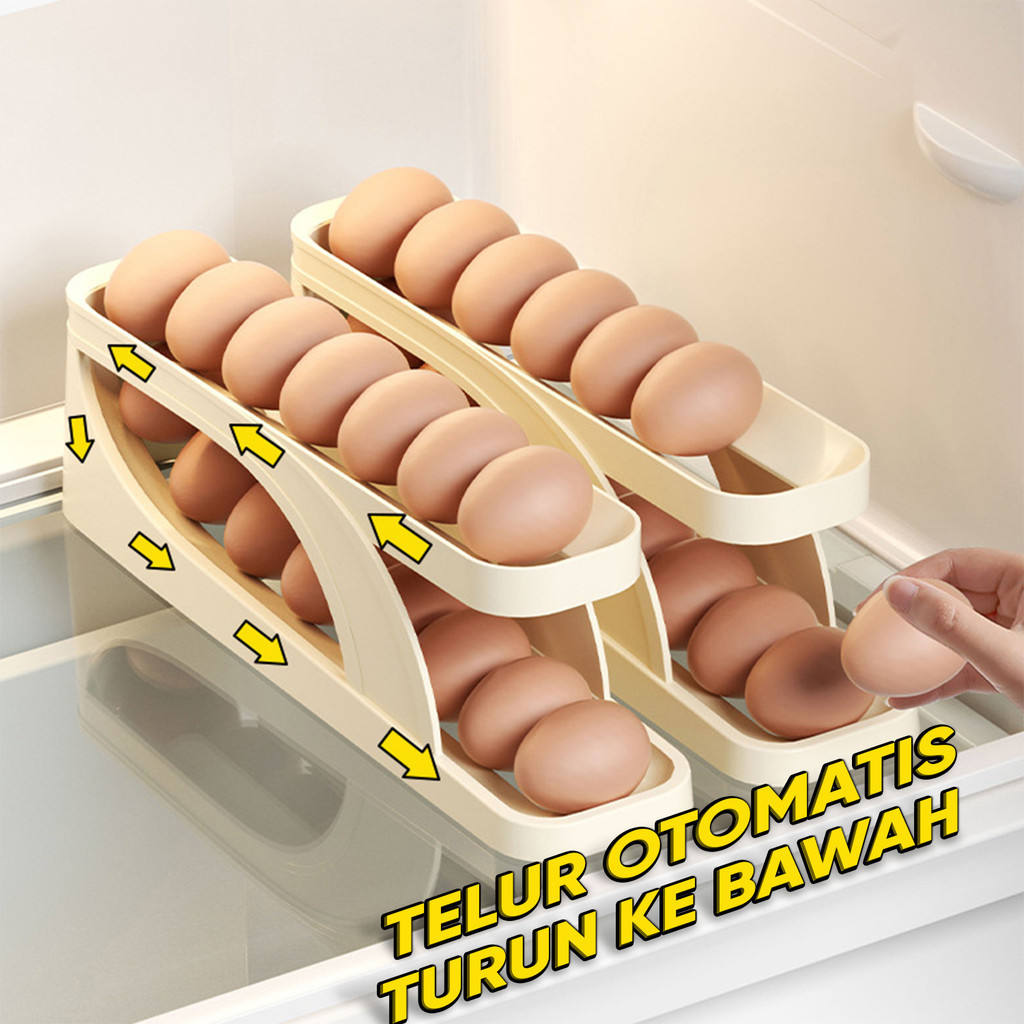 Tsn PR1590 Automatic Egg Rack / 2 Tier Egg Storage Container / Space ...