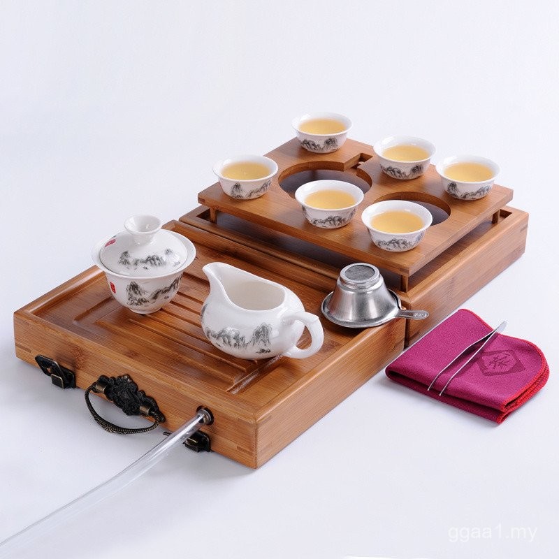 Portable Two-in-One Car Whole Set Travel Kung Fu Tea Set Outdoor ...