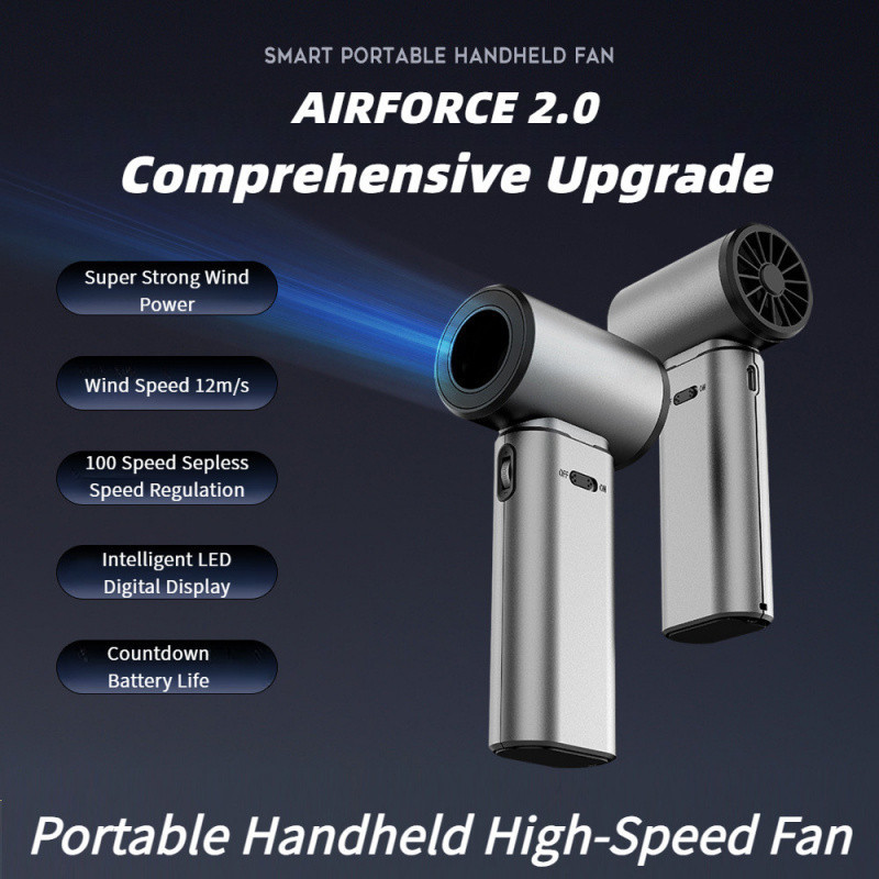 New 100 Speed High-Speed Handheld Fan Turbo Violent USB Charging Mini ...